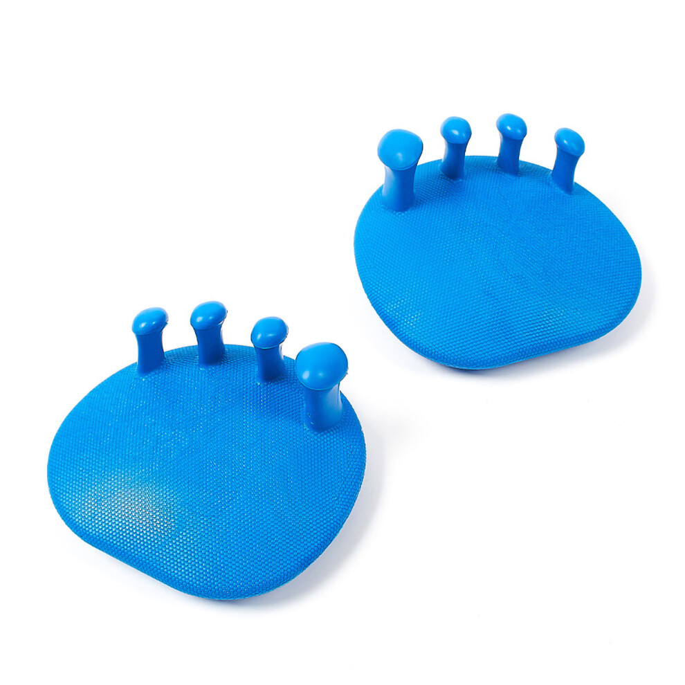 (Blue) Toes Arch Trainer Thumb Valgus Corrector Spacers Pink
