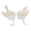 (S) Mesh Baby Mittens Scratch Free Drawstring Unisex Newborns 1