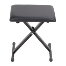 Tattoo-Hocker PU-Leder Verstellbar Faltbar Ohne Lehne