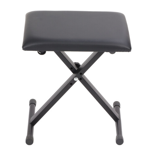 Tattoo Stool PU Leather Adjustable Foldable Backless Stool for Parlors