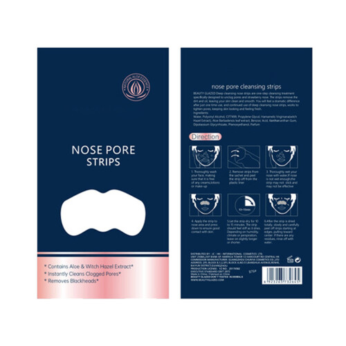 BEAUTY GLAZED Nose Blackhead Remover Pore Strips 1
