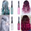 6x Haarfarbe-Chalk, nicht toxisch, waschbar 5