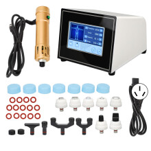 (AU Plug) ED Treatment Shockwave Therapy Machine Pro 100-240V Gold US Plug
