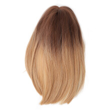 Gerade schulterlange Mix-Farben Bob-Perücke kurz Fake Hair