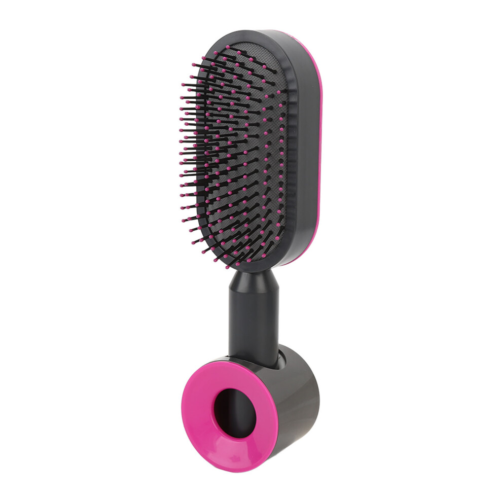 Black/Purple/Red Hair Styling Brush Rose Multifunction Comb Women