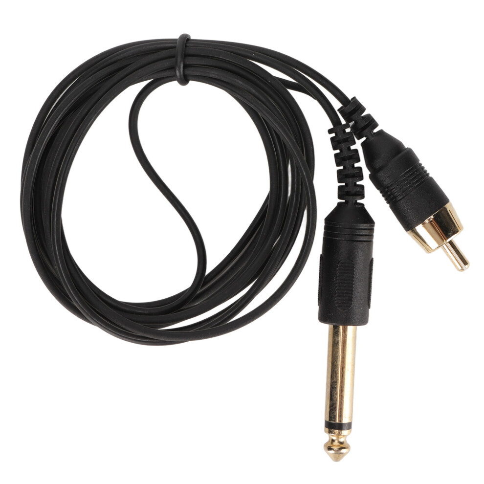 Tattoo Clip Cord 6.6ft RCA Interface Flexible Transmission Cable