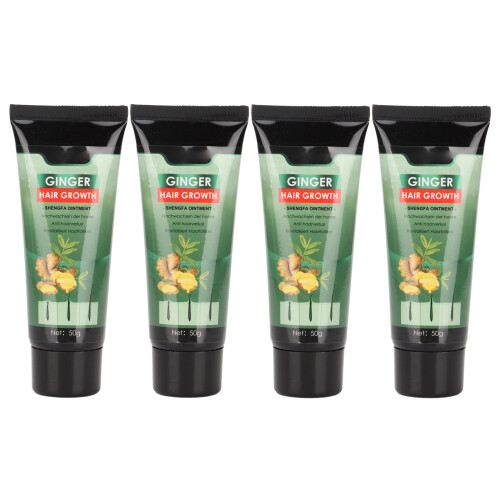 4x 50ml Ingwer-Haarwachstumscreme gegen Haarausfall