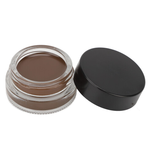 (Dark Brown) Brow Stamp Trio Kit Waterproof Matte Eyebrow Stencil Light Brown 2