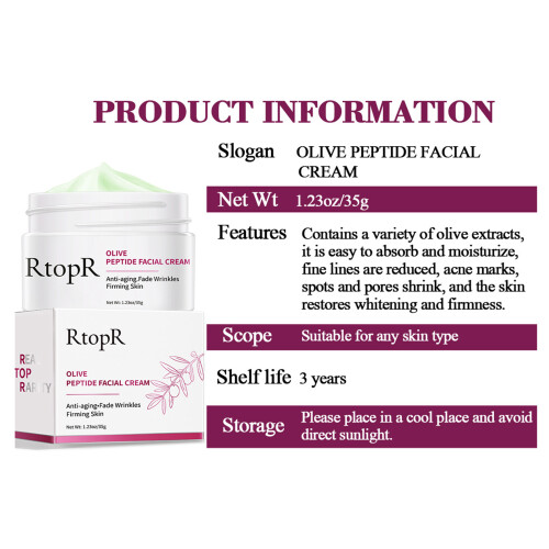 RtopR 35g Olive Peptide Anti-aging Moisturizer 1