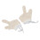 (M) Mesh Baby Mittens Scratch Free Drawstring Unisex Newborns 5
