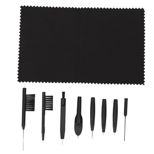 9pcs Hearing Amplifier Cleaning Tools Multifunction Brush Wax Portable 2