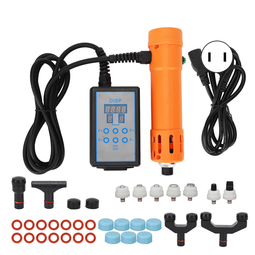 (US Plug) ED Therapy Machine Shockwave Electromagnetic Orange 100-240V EU