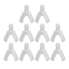 (Lower Teeth) 10x Transparent Dental Impression Tray Upper