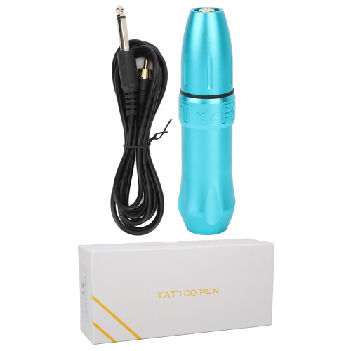 (Light Blue) Drehkartrusche-Tätowierstift Aluminium hellblau