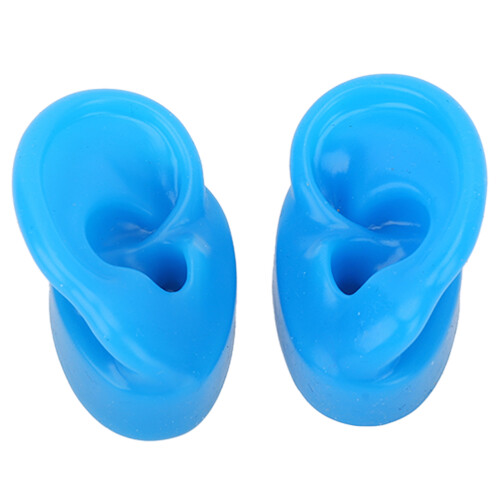 (L) Soft Silicone Ear Model for Piercing Practice 2