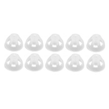 10 Stk Transparent Weich Silikon Hörverstärker Domes
