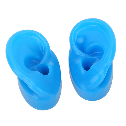 (L) Soft Silicone Ear Model for Piercing Practice 1
