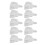 (Upper Teeth) 10x Transparent Dental Impression Tray Upper 3