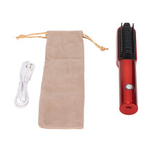 Electric Hair Brush USB Charging Hair Straightening Curling Comb