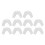 (Lower Teeth) 10x Transparent Dental Impression Tray Upper 2