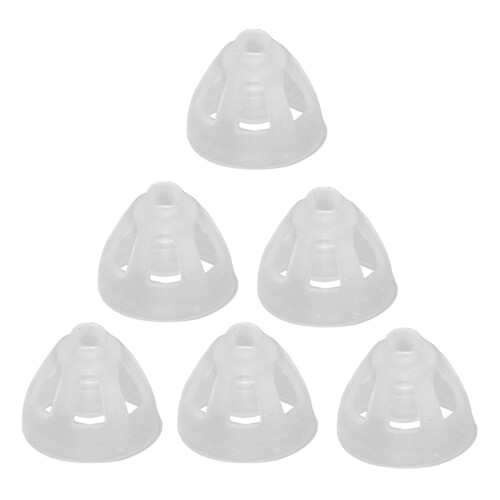 10 Stk Transparent Weich Silikon Hörverstärker Domes 1