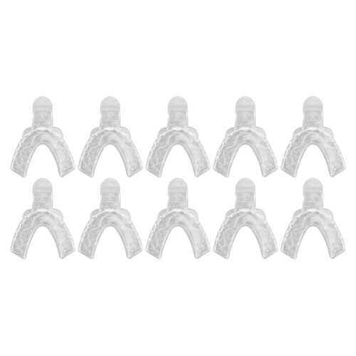 (Lower Teeth) 10x Transparent Dental Impression Tray Upper 2