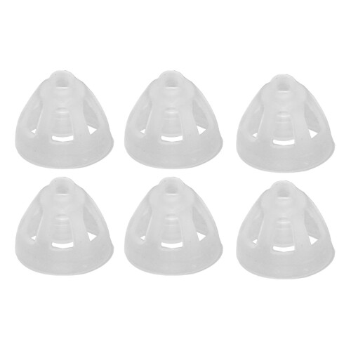 10 Stk Transparent Weich Silikon Hörverstärker Domes 2