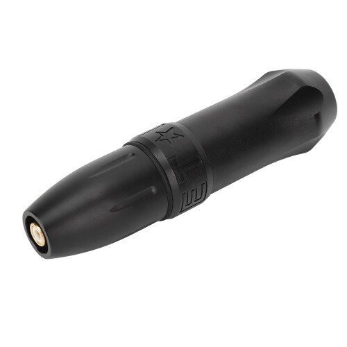 (Black) Drehkartrusche-Tätowierstift Aluminium hellblau 2
