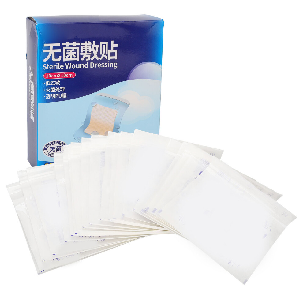 (10 X 10cm / 3.9 X 3.9in) 20pcs Waterproof Adhesive Bandages Belly Button 10x10cm