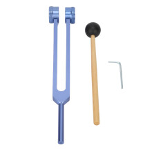 (Blue) 128Hz Stimmgabeln Aluminium mit Inbusschlüssel Hammer Pink