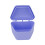 (Purple) Trapezoid Orthodontic Retainer Case Portable Denture Storage Blue 4