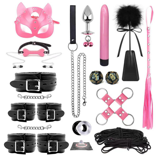 22Pcs PU Leather SM Tying Set for Couples