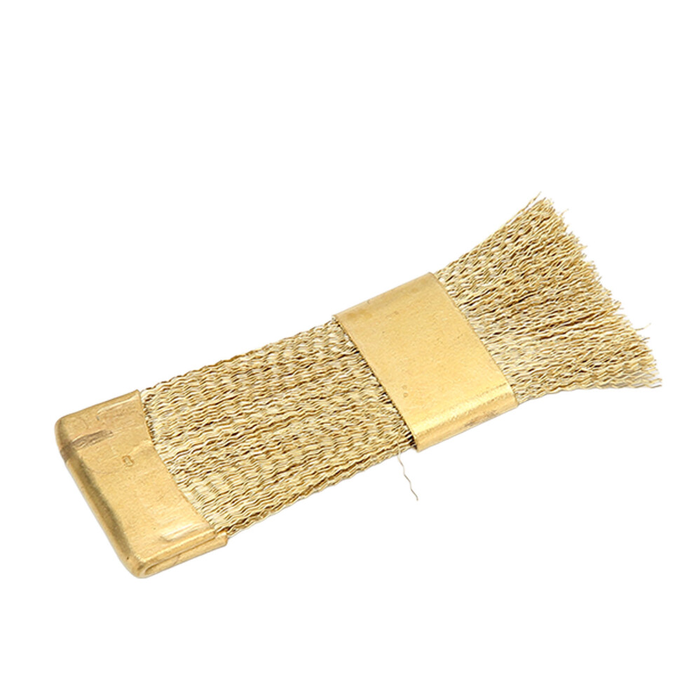 Light Nail Drill Cleaning Brush Copper Wire Flat Brush Bit Cleaner