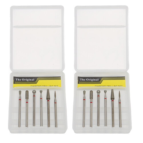 12Pcs Diamant Nagelboorbits Manicure