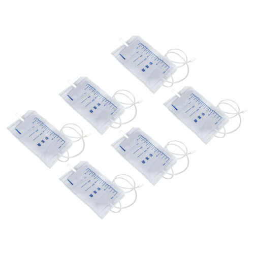 25x Harnbeutel 1000ml, Einweg, dicht, für Senioren 2