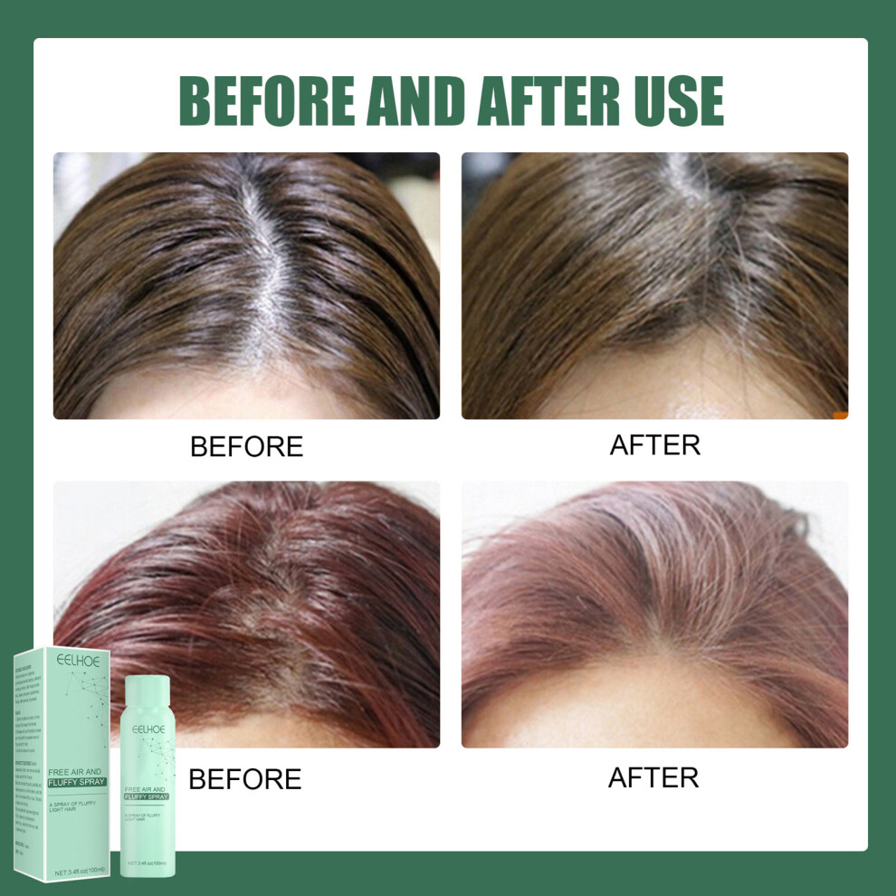 Light Eelhoe 100Ml Air & Fluffy Oil Control Rinse-Free Quick-Dry Hair Spray