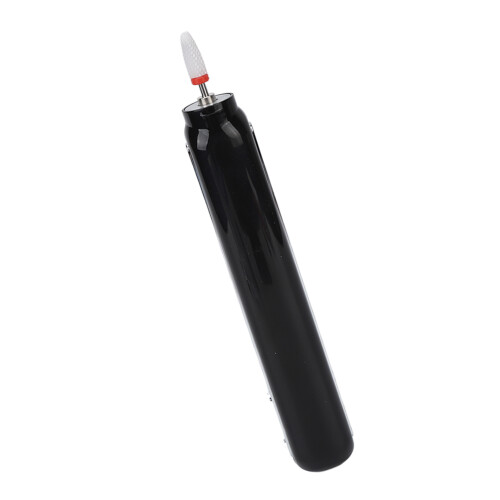 (Black) USB Nail Drill 3-Speed Portable Electric File 2