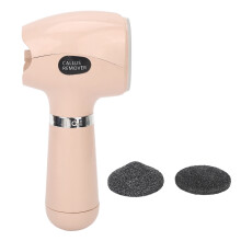 (Smoky Rose) Electric Foot Callus Remover Double Grinder Smoky Rose