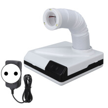 (EU Plug) Aspiratore polvere unghie con LED, attacco EU