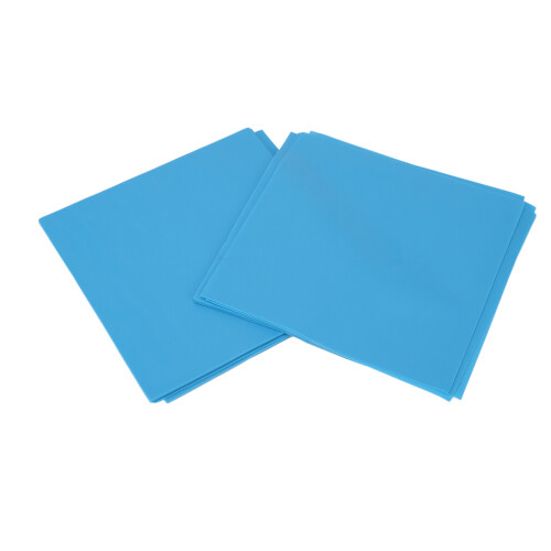 36 Pezzi Dama Orale in Gomma Universale Blu Chiaro 2