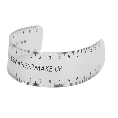 Wenkbrauwsjabloon Meetlat DIY Make-up 2