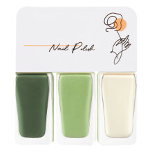 (T11) 3x Wasserbasiertes Nagellack Set Abziehbar Schnell Trocknend T19