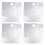 20pcs Degradable Disposable Sink Hair Catcher Liners 4