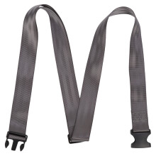 (Grey) Tragbarer Nylon-Dehnungsgurt mit Schnalle für Fitness