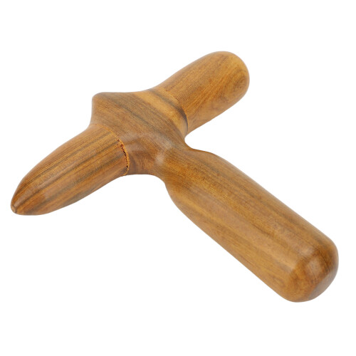 Fußmassage-Stick aus Holz - Ergonomisches Akupunktur-Tool 1