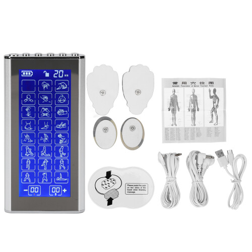Digitale Spierstimulator 24 Modi Oplaadbaar 4 Pads