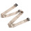 (Khaki) Portable Nylon Stretching Belt with Buckle 3