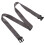 (Grey) Portable Nylon Stretching Belt with Buckle 4