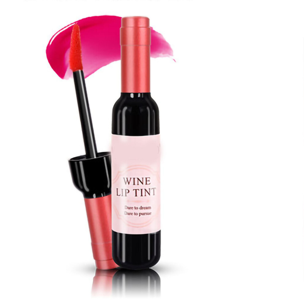 (CR01) Wine Bottle Lip Tint Waterproof Long Lasting Liquid Lipstick PK01