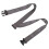 (Grey) Portable Nylon Stretching Belt with Buckle 5